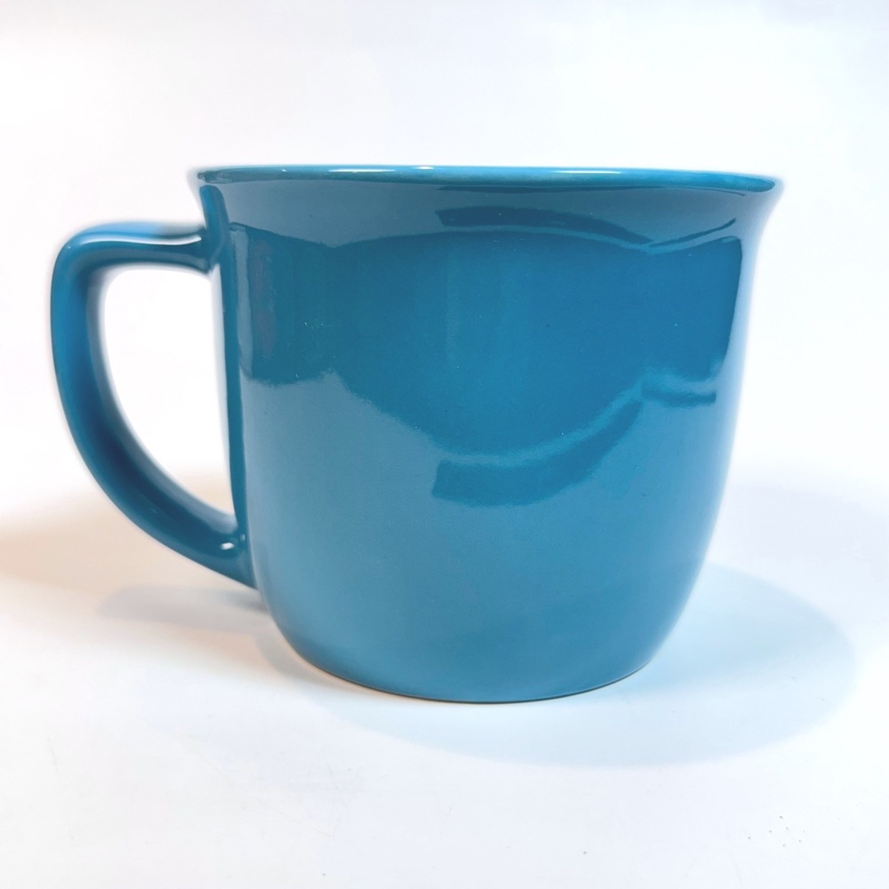 CW by CorningWare Turquoise Blue Stoneware Mug 20 oz Oversized Large Coffee Cup